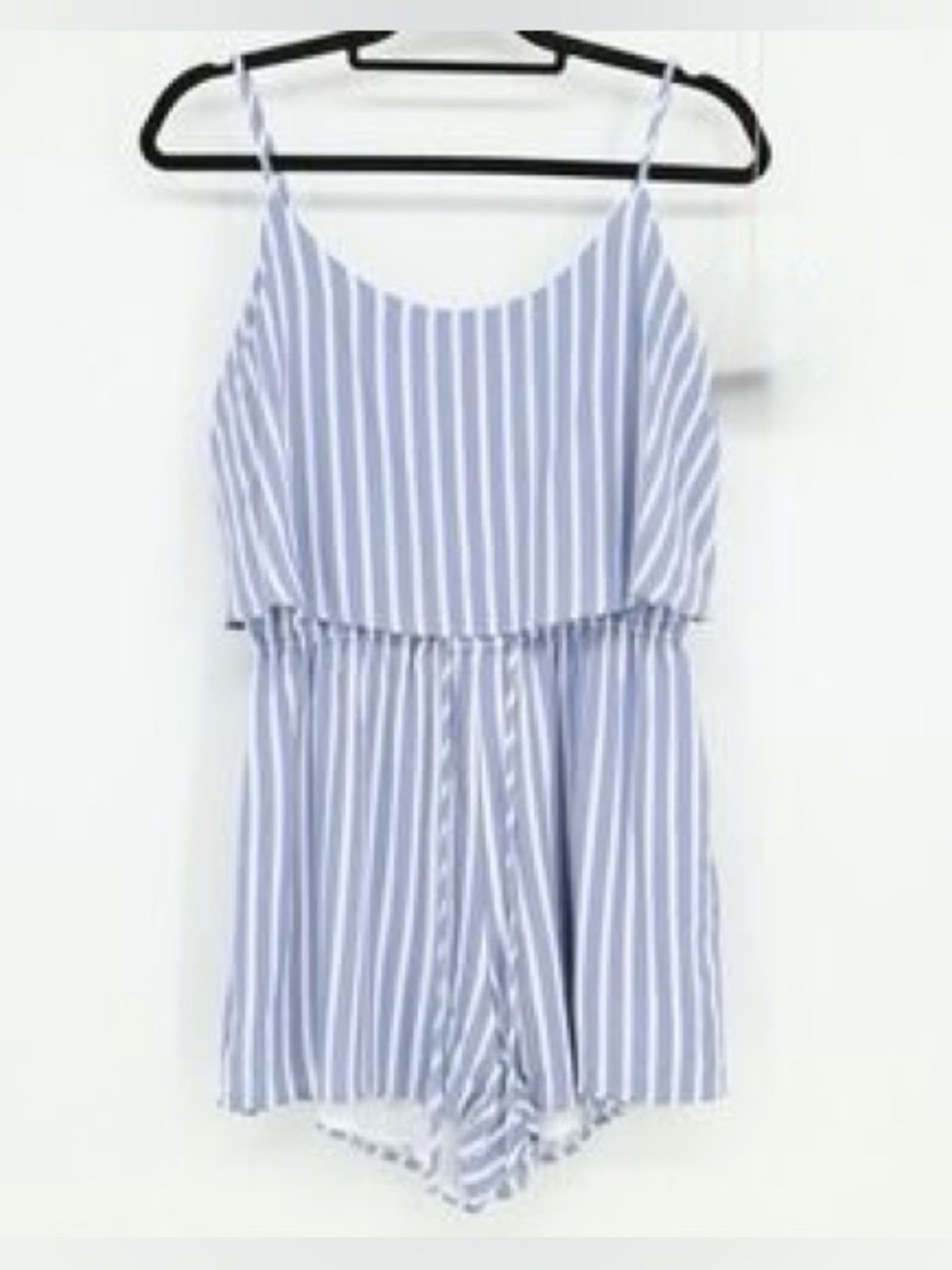 Abercrombie and Fitch Blue/ White Striped  Romper